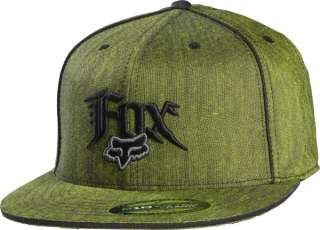 NEW FOX EQUILIBRIUM 210 FITTED HAT VIVID GREEN S/M  