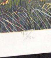 Gordon Mortensen North Dakota Prairies Hand Signed Original Woodcut 