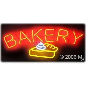 Neon Sign   Bakery, Logo   Large 13 x 32  Grocery 