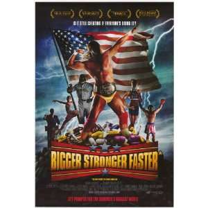  Bigger Stronger Faster   Movie Poster   27 x 40