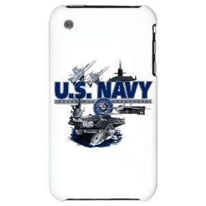   3G Hard Case US Navy with Aircraft Carrier Planes Submarine and Emblem