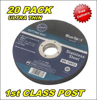 20PK ULTRA THIN METAL CUTTING DISC DISK 4.5 115mm 5028734196665 