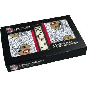  NFL San Francisco 49ers 2 Deck Playing Cards with Dice Set 