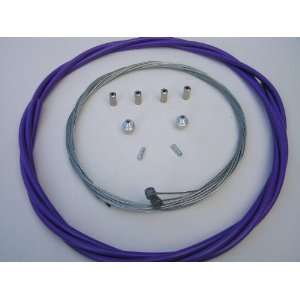  Complete BMX Bicycle Brake Cable Kit   PURPLE Sports 
