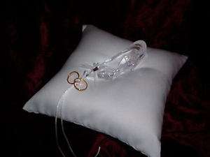 CINDERELLA STYLE IVORY Wedding Ring Bearer Pillow  