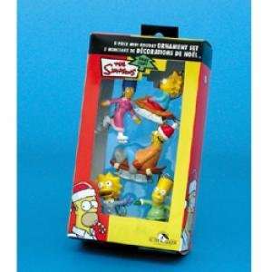  THE SIMPSONS 5 PIECE MINI HOLIDAY ORNAMENT SET Everything 