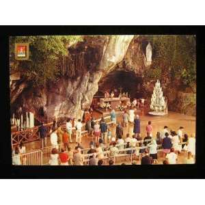  The Miraculous Grotto, Lourdes, Spain 70s Postcard not 