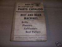 b778) International Parts Catalog Bean & Beet  