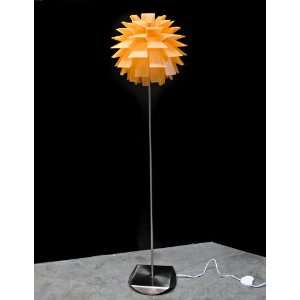  Ukm Gifts Orange Designer Retro Floor Standing Lamp 175Cm 