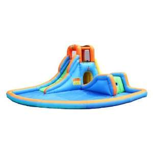  Bounceland Inflatable Cascade Water Slide with Pool Toys 