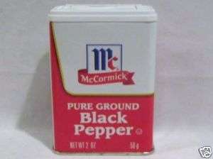 McCormick Ground Black Pepper 2 oz  