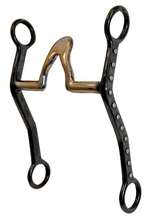 Black Steel Show Training Cathedral Spoon Horse Bit 5  