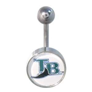  Tampa Bay Devil Rays 316L Stainless Steel Belly Ring   14G 