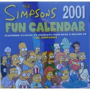 The Simpsons 2001 Fun Calendar