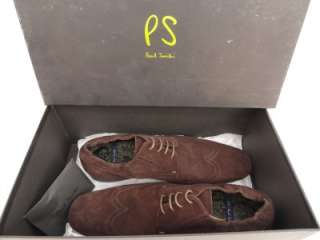 BN Mens Paul Smith Brown Leather Shoes UK8 EU42  