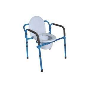  Drive Medical Folding Aluminum Commode with Padded 