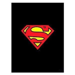  DC Comics Superman S Shield Black Fabric Poster