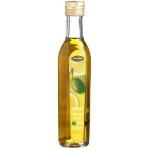 Mantova Lemon Organic Extra Virgin Olive Oil, 8.5 Ounce Bottles (Pack 