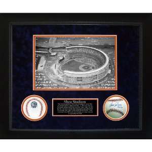 New York Mets Shea Stadium Then & Now Collage with Tom Seaver HOF 92 