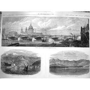  1869 Blackfriars New Bridge River Thames Dalmatia Nuovo 