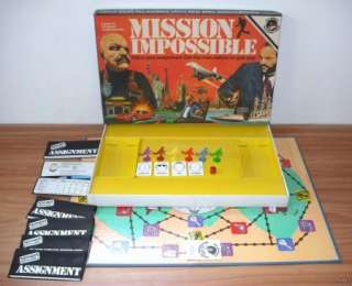 MISSION IMPOSSIBLE Board Game Berwick Masterpiece 1975  