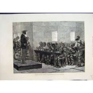  1876 Blackwells Island Penitentiary New York Old Print 