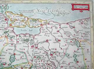 1633 Mercator Map BRANDENBURG POMERANIA Germany East Poland Berlin 