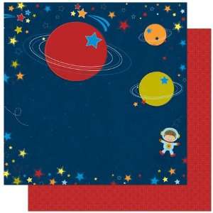 Blast Off Double Sided Heavy Weight Paper 12X12 Orbit