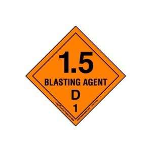  Blasting Agent 1.5 D Label, Paper, Pack of 50 Office 