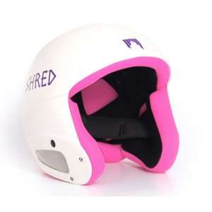    Shred Money Shot White Brain Bucket Race Helmet