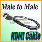   Plated Male to Male Video Digital A/V HDMI Cable Adapter Converter