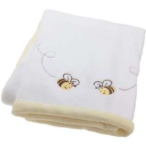  Kids Line Cute as Can Bee Boa Blanket, Yellow Baby