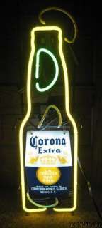Corona Bottle Falling Lime Motion Sign Neon Beer Light  
