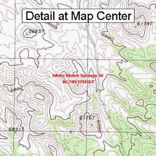  USGS Topographic Quadrangle Map   White Blotch Springs SE 
