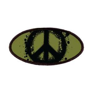  Patch of Peace Symbol Ink Blot 