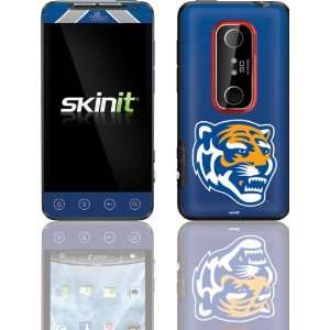  Tiger Head on solid blue background skin for HTC EVO 3D 