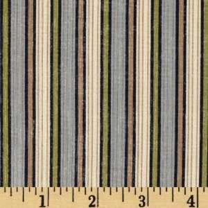  44 Wide Back Home Stripe Denim/Navy Fabric By The Yard 