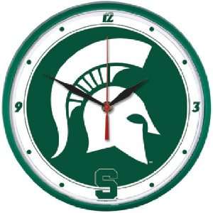  Michigan State Spartans NCAA Round Wall Clock
