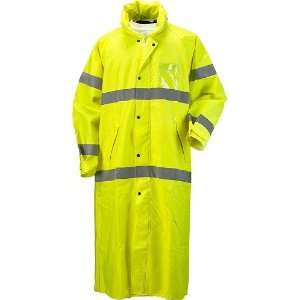  OK 1 ANSI Class 3 Long Rain Coat Lime Green X Large