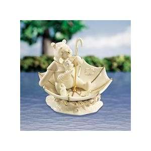  A Blustery Day Adventure Pooh Sculpture by Lenox China New 