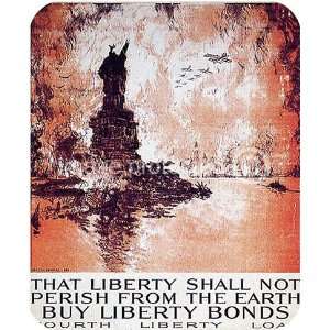  Liberty Shall Not Perish US Military Vintage WW1 MOUSE PAD 