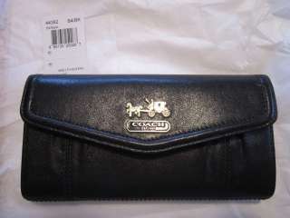 NWT COACH MADISON LEATHER SLIM ENVELOPE WALLET 44382 HARD TO FIND 