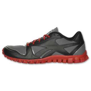 Reebok Classic Realflex Real Flex Mens Running Shoes   Black Red [SZ 
