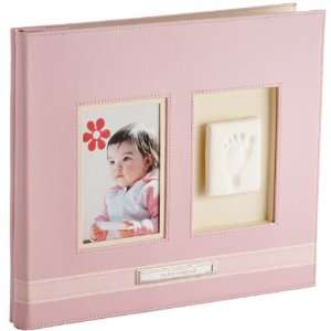 Child Memorial Keepsake Babyprints Scrapbook  Pink Baby