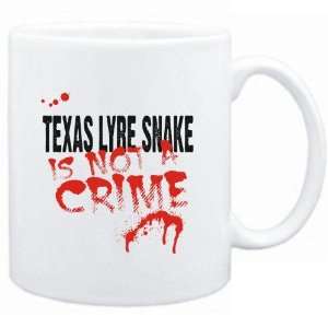  Mug White  Being a  Texas Lyre Snake is not a crime 
