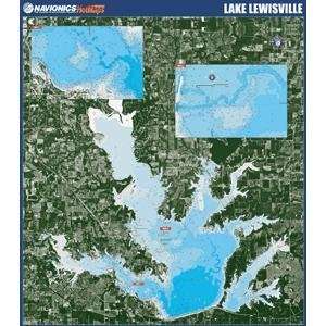  Grapevine Lake/Lewisville Paper Map