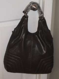 BCBG MAXAZRIA Brown Leather Womens Handbag / Shopper Purse NWOT 