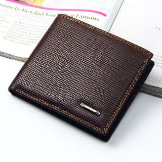 Mens fashion genuine leather Wallet tree pattern purse for friends 