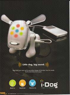 2005 TIGER ELECTRONICS I DOG Magazine Print Ad LITTLE DOG, BIG SOUND 