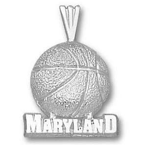com Maryland Terrapins Solid Sterling Silver MARYLAND Basketball 